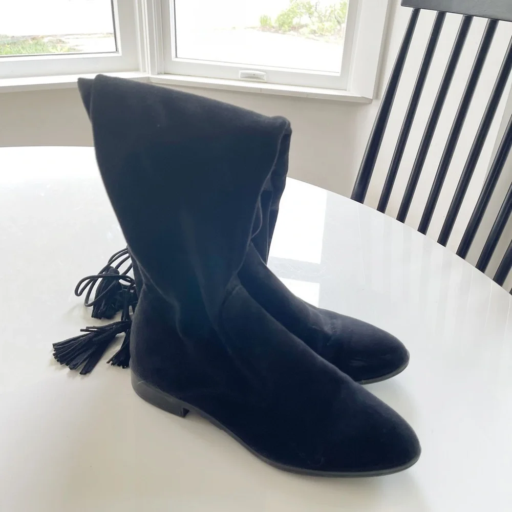 Marc Fisher Olympia Over the knee Boot Black - 7.5